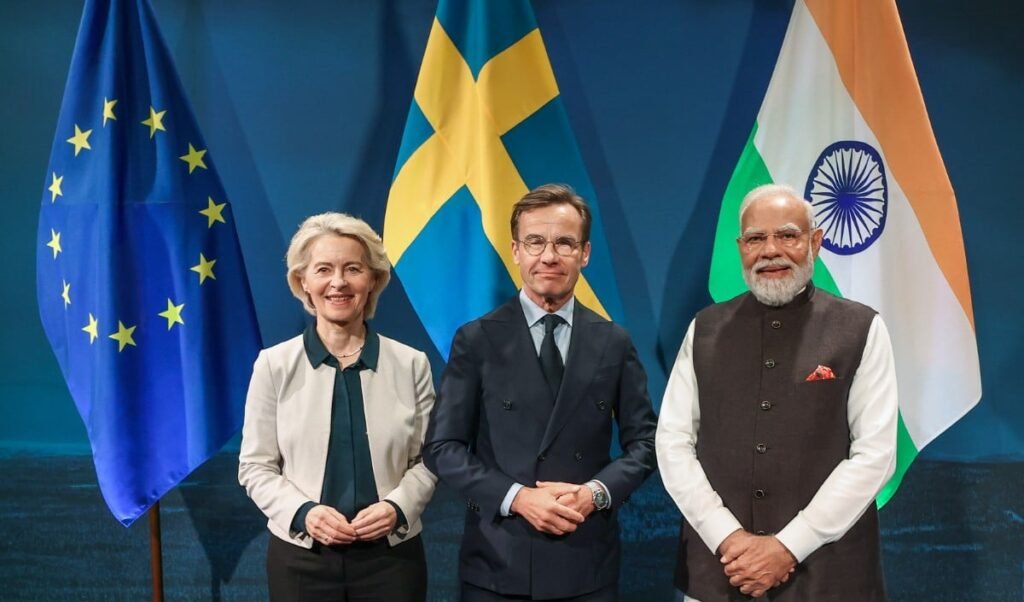 Sweden में PM Modi का बड़ा ऐलान, Green Hydrogen-AI में निवेश का European कंपनियों को न्योता Sweden में PM Modi का बड़ा ऐलान, Green Hydrogen-AI में निवेश का European कंपनियों को न्योता