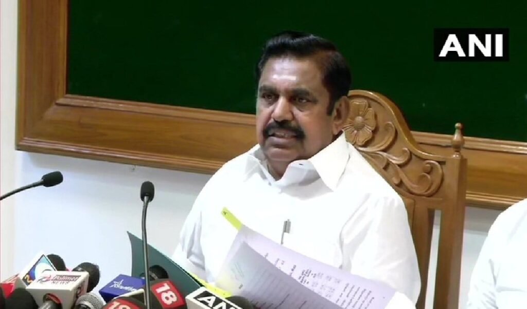 Tamil Nadu में AIADMK का सियासी संकट, हार के बाद EPS के इस्तीफे पर अड़ा Shanmugam गुट