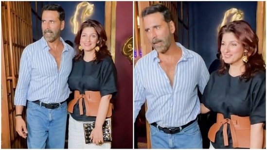 Twinkle Khanna makes a chic statement in smart eveningwear during dinner date with Akshay Kumar Twinkle Khanna makes a chic statement in smart eveningwear during dinner date with Akshay Kumar