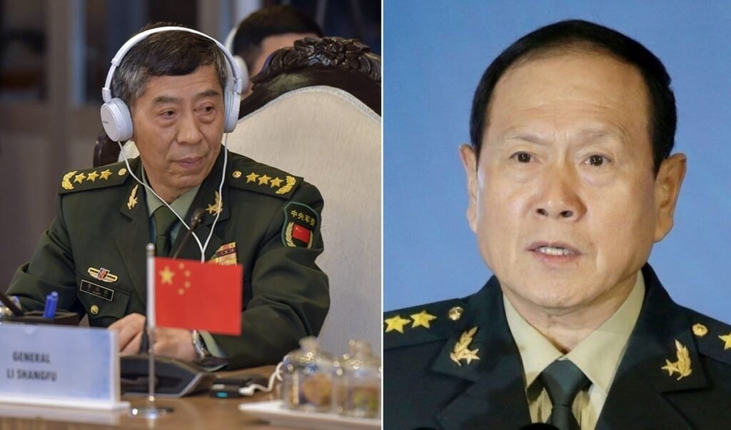 after the agriculture minister two former defense ministers in china have been sentenced to death