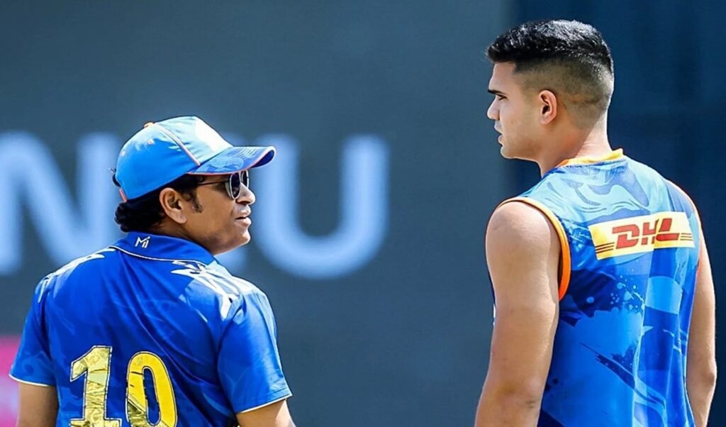 arjun tendulkars perfect yorker in ipl 2026 sachins heartwarming post on sons success
