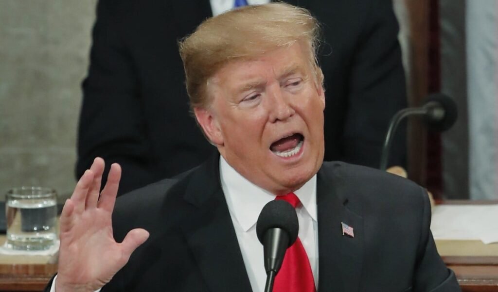 behave yourself or we ll blow you up donald trump warns oman against siding with iran