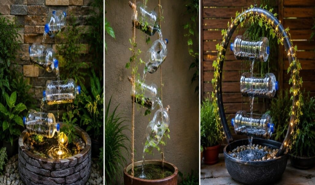 build a stylish diy balcony fountain