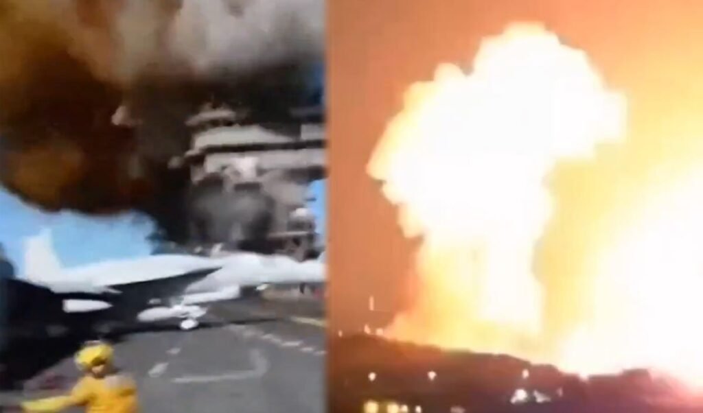 fire and explosions in uae us action after iran attack