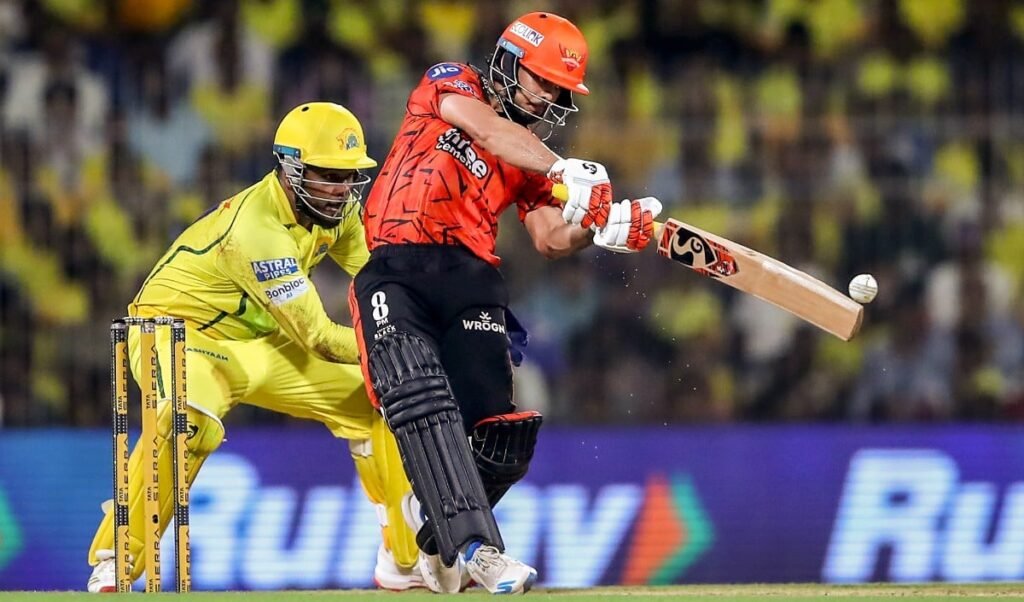 ipl 2026 ishan cummins lead sunrisers to victory over chennai propelling them into the playoffs