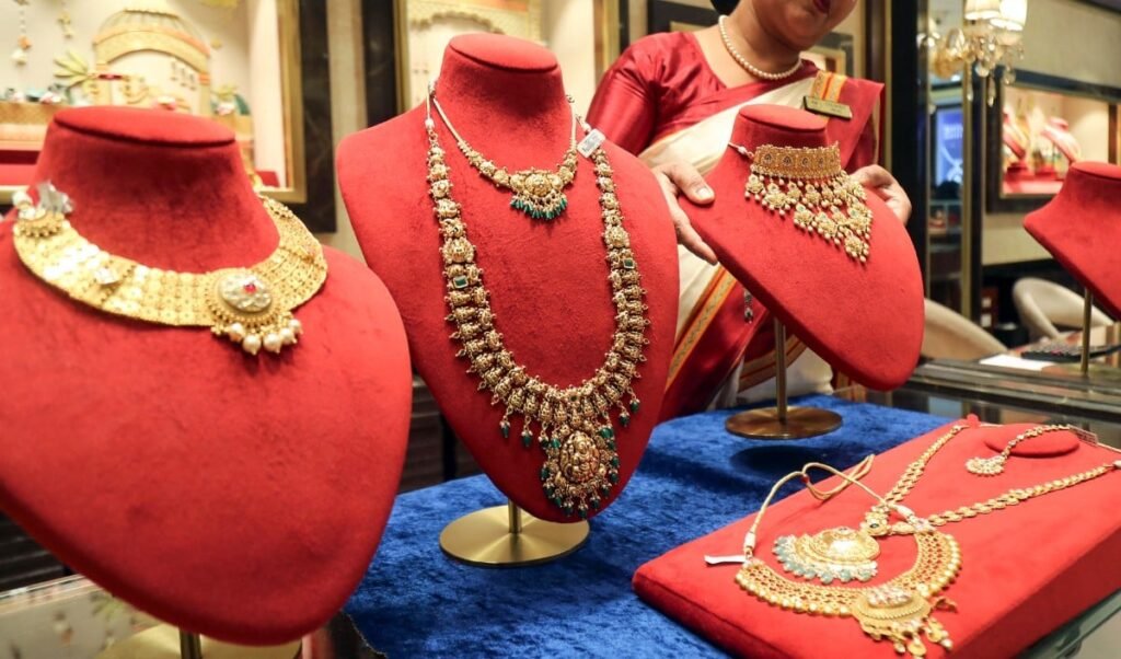 market shaken by looming threat of war gold prices touch 149950 mark investor anxiety mounts