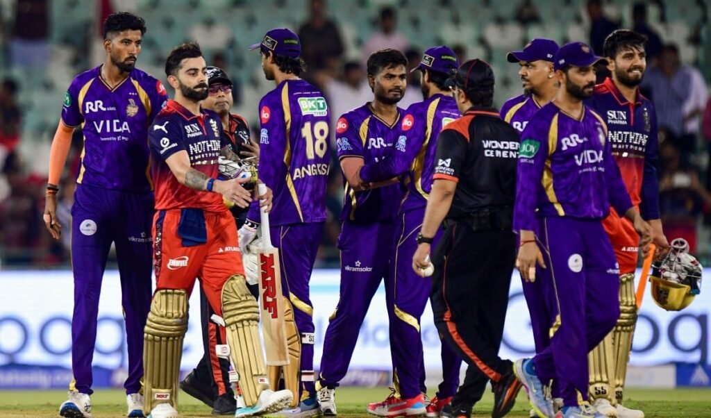 match highlights virat kohli unbeaten century rcb defeat kkr by six wickets