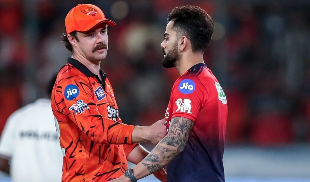 new rivalry in ipl virat kohli refuses to shake hands with travis head video goes viral