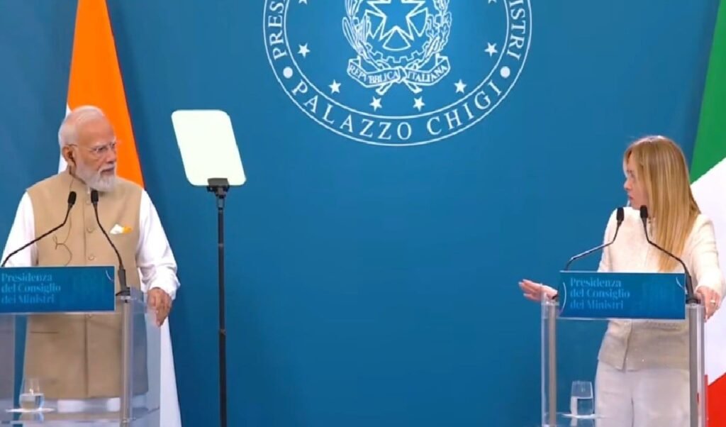 pm modi meloni hold major meeting in rome india italy to work together in sectors like ai space