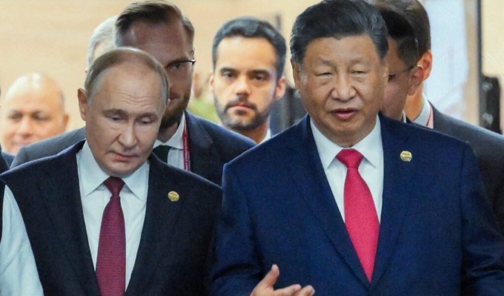 xi jinping and putin hold talks in beijing a few days after trump visit xi jinping and putin hold talks in beijing a few days after trump visit