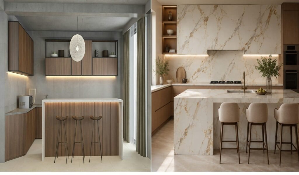 अपने Modern Kitchen के लिए चुनें ये लेटेस्ट Sunmica Design, देखते ही रह जाएंगे मेहमान