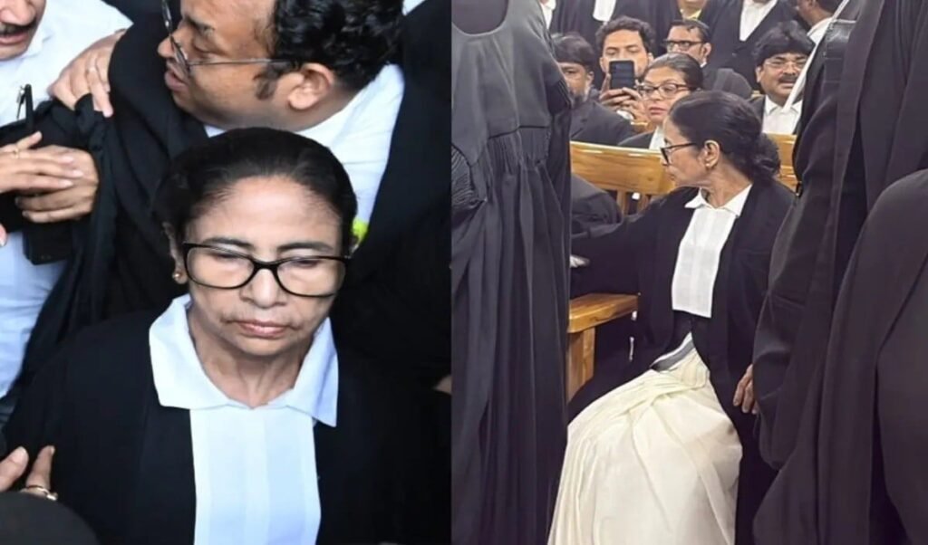 ममता बनर्जी के वकील की पोशाक में कोर्ट में आने पर विवाद, बार काउंसिल ने मांग ली प्रैक्टिस डिटेल, वकालत पर उठे सवाल ममता बनर्जी के वकील की पोशाक में कोर्ट में आने पर विवाद, बार काउंसिल ने मांग ली प्रैक्टिस डिटेल, वकालत पर उठे सवाल