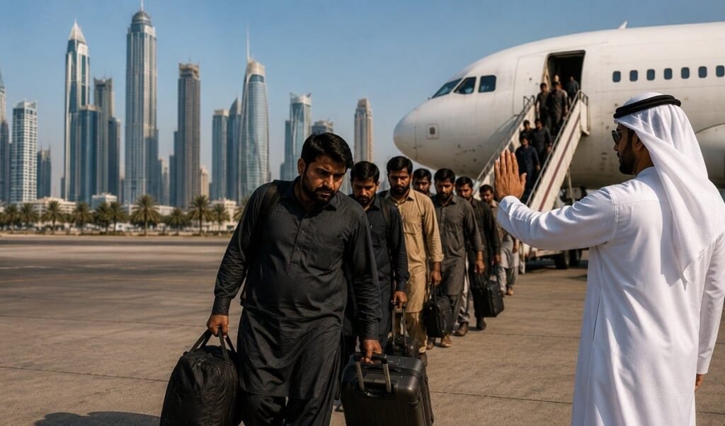 सामान भी नहीं बांध पाए, UAE ने पाकिस्तानियों को रातों-रात धक्के मार कर बाहर निकाला सामान भी नहीं बांध पाए, UAE ने पाकिस्तानियों को रातों-रात धक्के मार कर बाहर निकाला