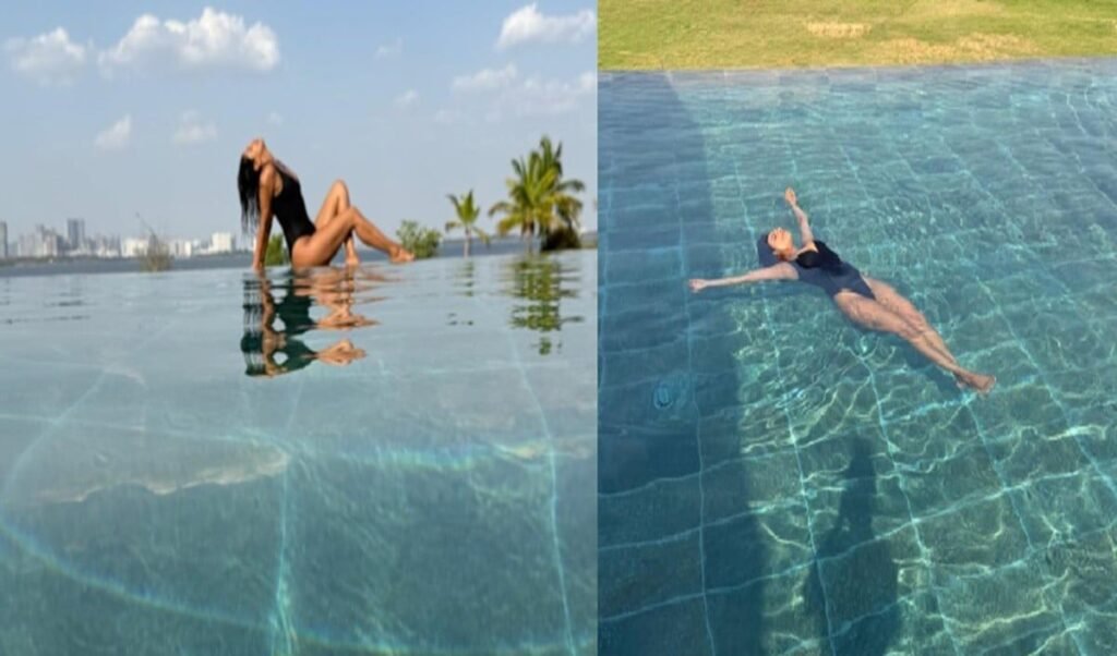 'Varanasi' के Busy Schedule से ब्रेक, Priyanka Chopra का पूल में दिखा रिलैक्सिंग Sunday Mood