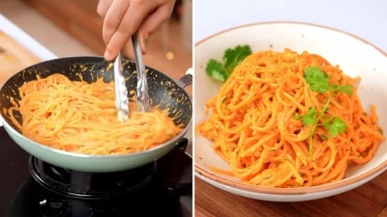 Chef Kunal Kapur shares chilli garlic spaghetti recipe with a desi twist: See step-by-step preparation Chef Kunal Kapur shares chilli garlic spaghetti recipe with a desi twist: See step-by-step preparation