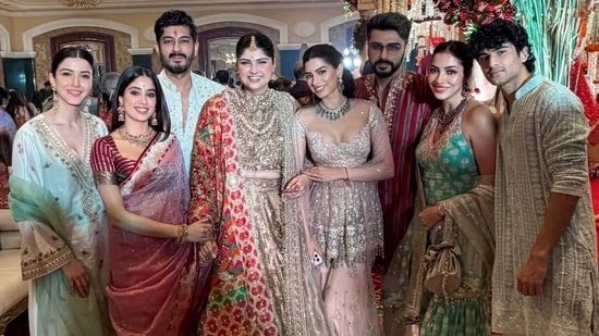 Inside Anshula Kapoor’s pre-wedding festivities with Janhvi Kapoor, Arjun Kapoor and family: What bride-to-be wore Inside Anshula Kapoor’s pre-wedding festivities with Janhvi Kapoor, Arjun Kapoor and family: What bride-to-be wore