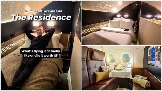 Inside Etihad’s The Residence, ‘world’s number 1 airplane seat’ with private rooms: How much does the plane ticket cost Inside Etihad’s The Residence, ‘world’s number 1 airplane seat’ with private rooms: How much does the plane ticket cost