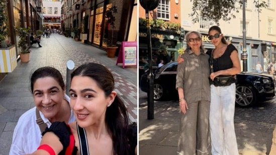 Inside Sara Ali Khan’s London vacation with grandmother Sharmila Tagore and mom Amrita Singh Inside Sara Ali Khan’s London vacation with grandmother Sharmila Tagore and mom Amrita Singh