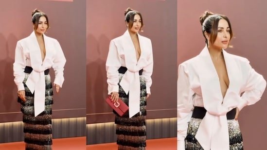 Malaika Arora turns heads in a striking black-and-white outfit, serving the perfect balance of minimalism and glamour Malaika Arora turns heads in a striking black-and-white outfit, serving the perfect balance of minimalism and glamour