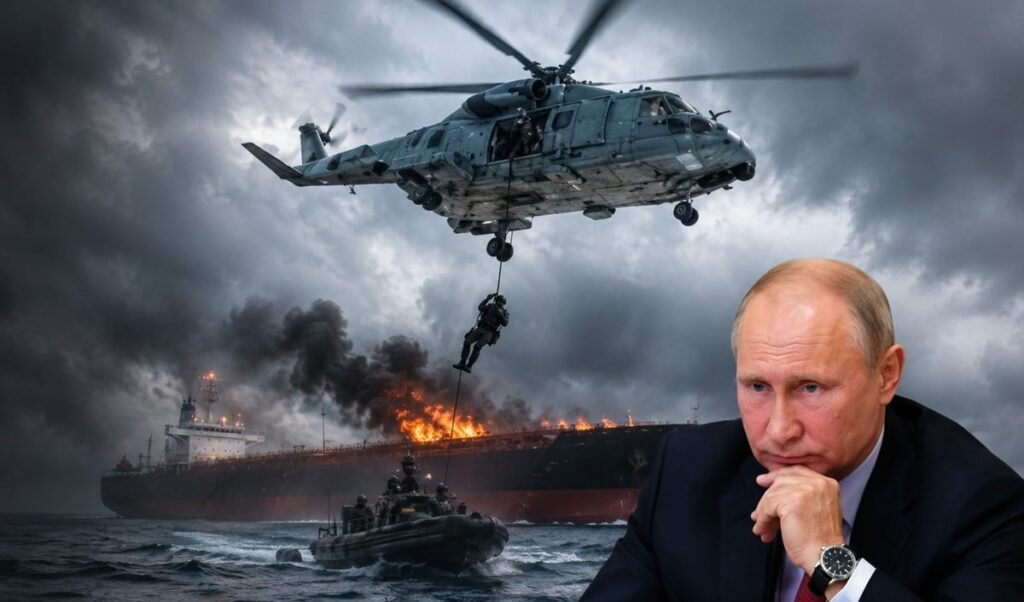 Putin को बड़ा झटका,रूस के तेल टैंकर पर ब्रिटिश कमांडो ने बोला धावा Putin को बड़ा झटका,रूस के तेल टैंकर पर ब्रिटिश कमांडो ने बोला धावा