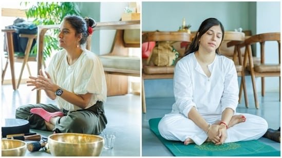 Shararat reunion centred on magic of stillness: Inside yoga and meditation journey of actors Shruti Seth, Aditi Malikk Shararat reunion centred on magic of stillness: Inside yoga and meditation journey of actors Shruti Seth, Aditi Malikk