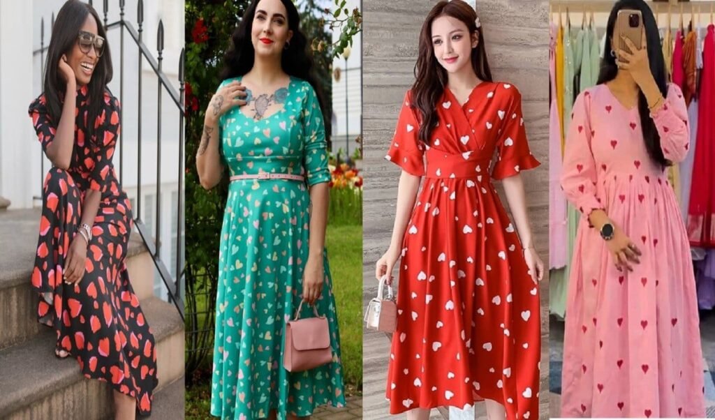 Special Date पर पाएं बेहद Glamorous लुक, ट्राय करें ये लेटेस्ट Heart Print Dress डिजाइंस