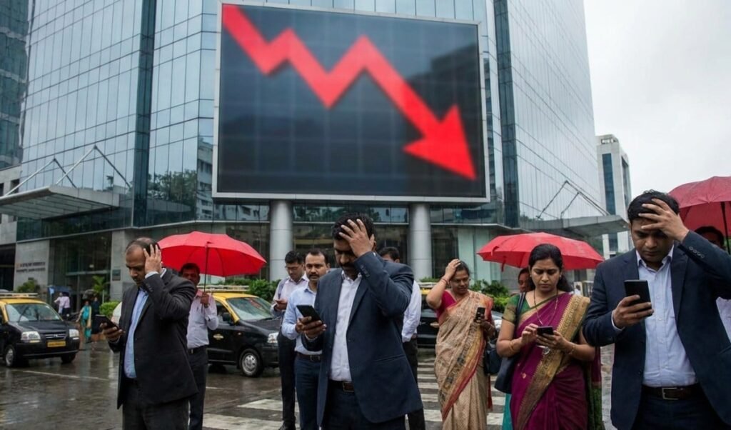 Stock Market में फिर बड़ी गिरावट, Sensex-Nifty धड़ाम, जानिए बिकवाली के 5 बड़े कारण