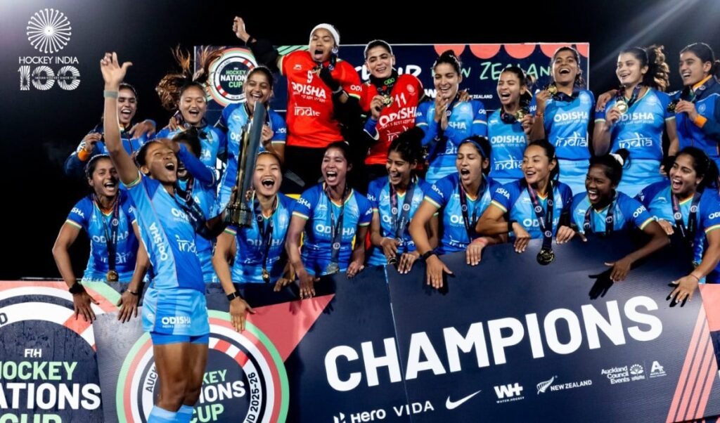 Women's Hockey: Team India का Nations Cup पर कब्जा, New Zealand को हराकर Pro League में की एंट्री Women's Hockey: Team India का Nations Cup पर कब्जा, New Zealand को हराकर Pro League में की एंट्री