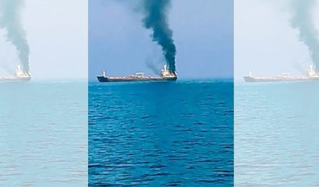 another attack on an indian ship off oman vessel with indian crew targeted third such incident