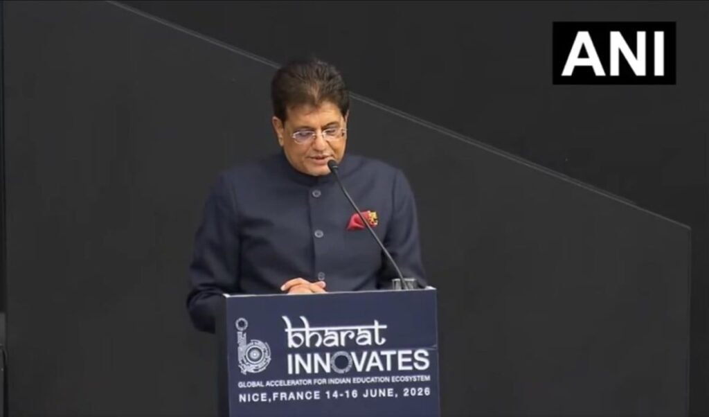 piyush goyal highlights new india achievements in bharat innovates france piyush goyal highlights new india achievements in bharat innovates france