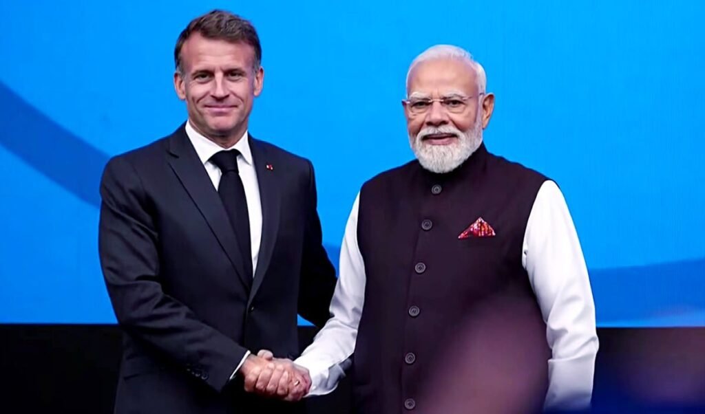 president emmanuel macron acknowledges india prowess president emmanuel macron acknowledges india prowess