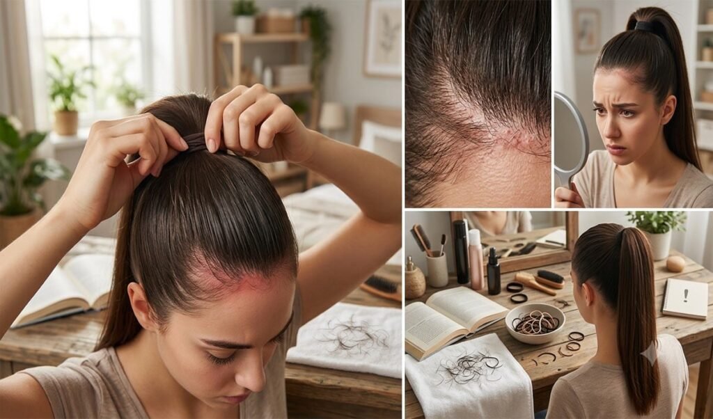 the shocking side effects of tight hairstyles on your hair and scalp in hindi