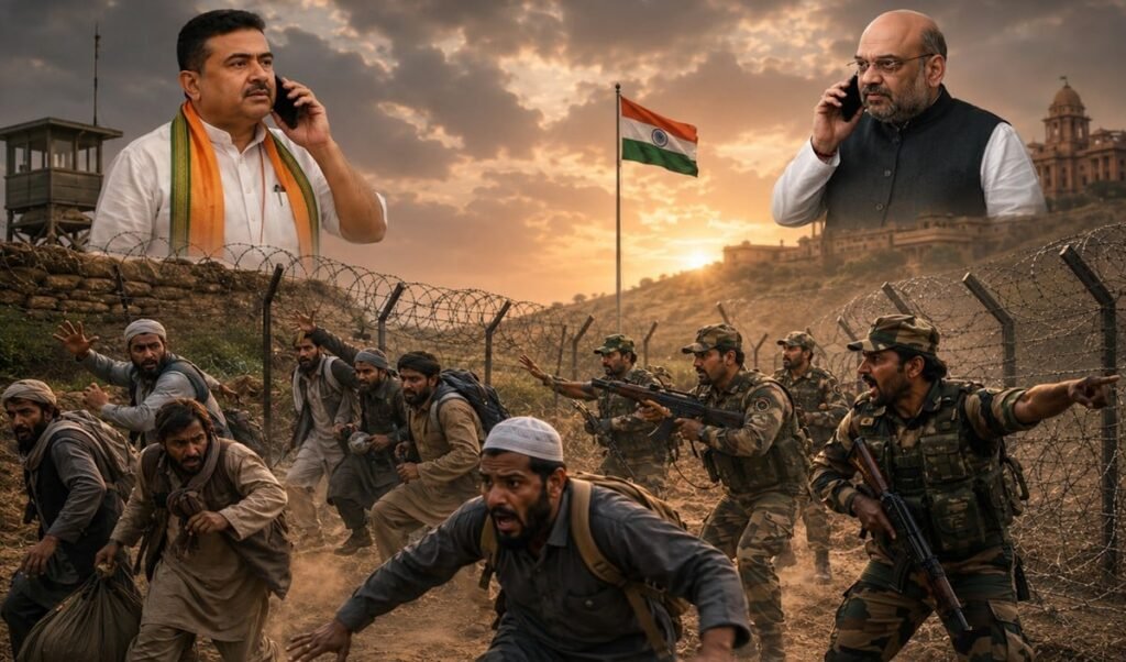 घुसपैठियों की अब खैर नहीं, Amit Shah Bengal Border जा रहे हैं, Bangladeshi अधिकारी भागे भागे भारत आ रहे हैं