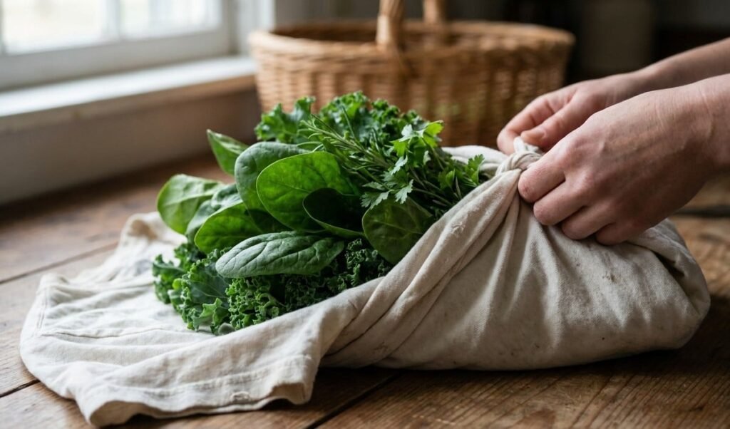 पुरानी T-shirt का ये कमाल का Kitchen Hack बचाएगा पैसा, हफ्तों तक Fresh रहेंगी हरी सब्जियां पुरानी T-shirt का ये कमाल का Kitchen Hack बचाएगा पैसा, हफ्तों तक Fresh रहेंगी हरी सब्जियां