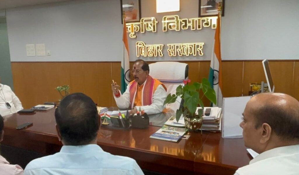 बिहार में किसानों की जरूरत पर फोकस: कृषि मंत्री ने PMKSY क्रियान्वयन में तेजी के दिए निर्देश