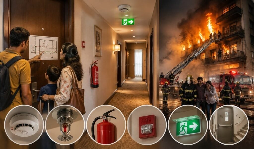 मालवीय नगर हादसे से लें सबक,  होटल में रुकने से पहले जान लें ये Fire Safety Rules