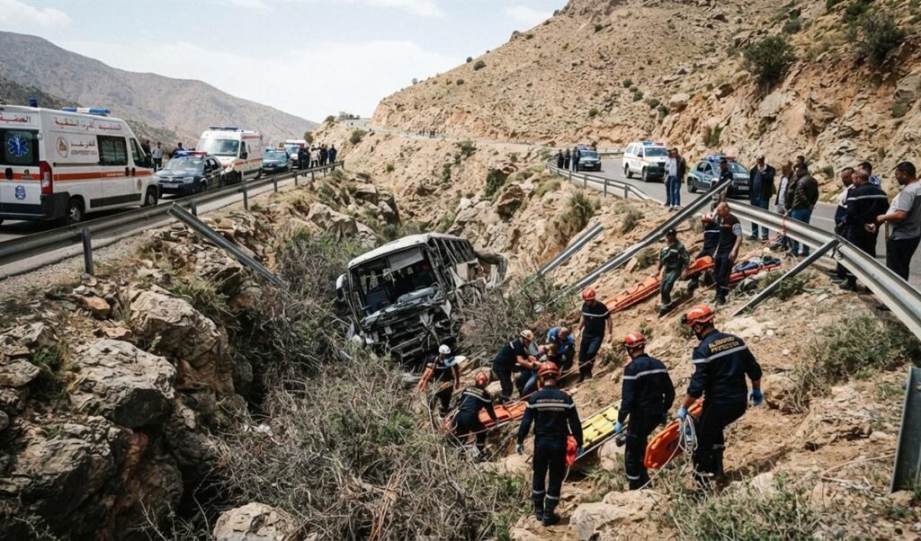 Algeria में भीषण Bus Accident: गहरी खाई में बस गिरने से 25 की मौत, 44 घायल