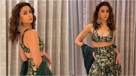 Alia Bhatt ditches sequins for a handwoven Banarasi silk lehenga worth more than ₹1 lakh at Anshula Kapoor’s reception Alia Bhatt ditches sequins for a handwoven Banarasi silk lehenga worth more than ₹1 lakh at Anshula Kapoor’s reception