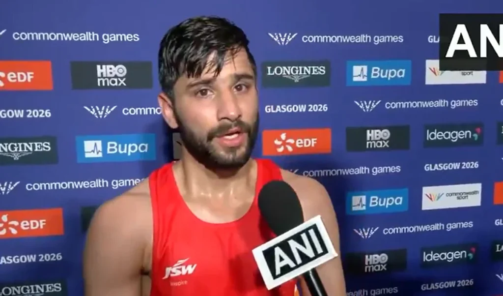 CWG 2026: Boxer Sachin Siwach ने 60kg में रचा इतिहास, भारत का Medal पक्का! CWG 2026: Boxer Sachin Siwach ने 60kg में रचा इतिहास, भारत का Medal पक्का!