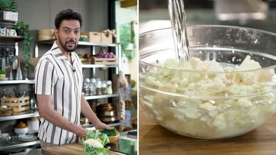 Chef Ranveer Brar shares the right way to clean gobhi + an easy cauliflower popcorn recipe Chef Ranveer Brar shares the right way to clean gobhi + an easy cauliflower popcorn recipe