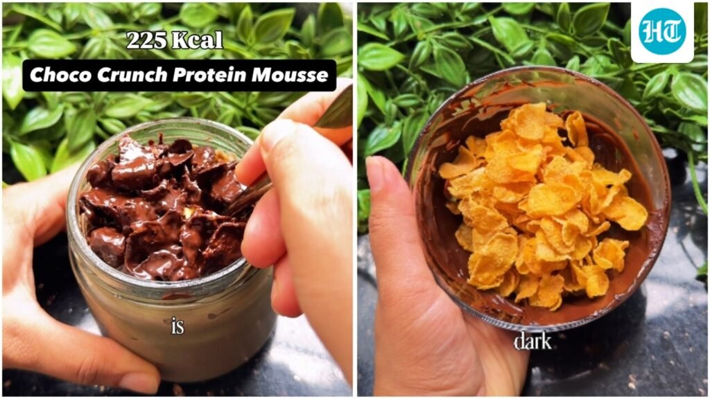 Craving a chocolatey dessert? Try this nutritionist-approved, guilt-free choco crunch mousse with 20 g protein per serve Craving a chocolatey dessert? Try this nutritionist-approved, guilt-free choco crunch mousse with 20 g protein per serve
