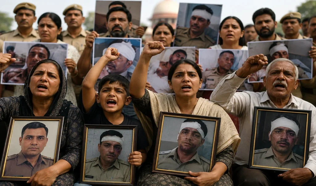 Delhi Police के घायल कर्मियों के परिजनों ने लगाई Supreme Court से न्याय की गुहार, Jantar Mantar पर प्रदर्शन की अनुमति भी माँगी