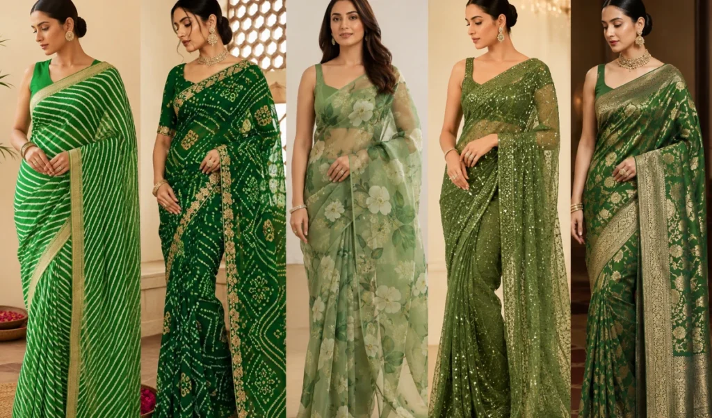 Fashion Trends: सावन में Floral Organza और Silk साड़ियों की भारी मांग, जानें क्या है लेटेस्ट Style Guide