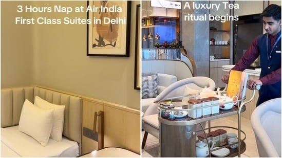 ‘Feels more like a five-star hotel’: Travel vlogger shares tour of Air India’s First Class private suites at New Delhi ‘Feels more like a five-star hotel’: Travel vlogger shares tour of Air India’s First Class private suites at New Delhi