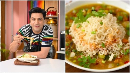 Give your instant noodles a hearty makeover: Try chef Kunal Kapur’s soupy vegetable noodles recipe for a wholesome meal Give your instant noodles a hearty makeover: Try chef Kunal Kapur’s soupy vegetable noodles recipe for a wholesome meal