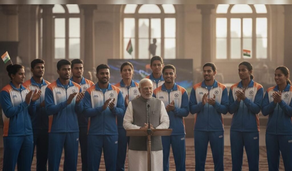 Glasgow Commonwealth Games: प्रधानमंत्री नरेंद्र मोदी ने भारतीय दल को दीं शुभकामनाएं, खिलाड़ियों के जोश को सराहा Glasgow Commonwealth Games: प्रधानमंत्री नरेंद्र मोदी ने भारतीय दल को दीं शुभकामनाएं, खिलाड़ियों के जोश को सराहा