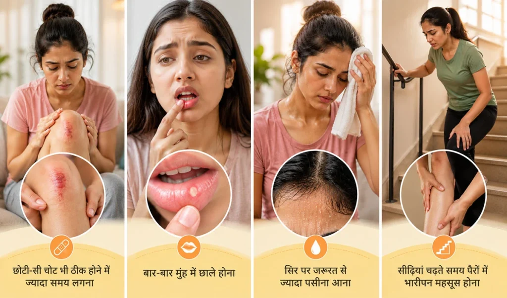 Hidden signs of Vitamin D deficiency: हड्डियां ही नहीं, पूरा शरीर देता है विटामिन डी की कमी के संकेत, जानिए कैसे Hidden signs of Vitamin D deficiency: हड्डियां ही नहीं, पूरा शरीर देता है विटामिन डी की कमी के संकेत, जानिए कैसे