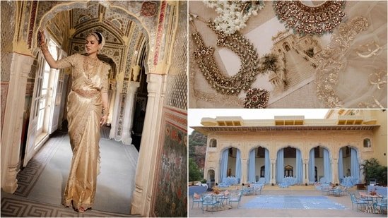 Inside Kannada actor Sharmiela Mandre’s royal Jaipur wedding: From Mysore Palace-inspired decor to grandmother’s recipes Inside Kannada actor Sharmiela Mandre’s royal Jaipur wedding: From Mysore Palace-inspired decor to grandmother’s recipes