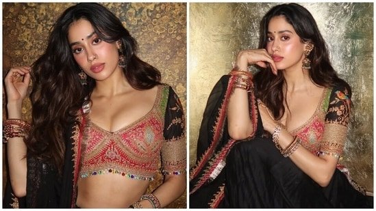 Janhvi Kapoor in ₹1.5 lakh lehenga blends Indian craftsmanship with modern glamour for Akansha Ranjan Kapoor’s wedding Janhvi Kapoor in ₹1.5 lakh lehenga blends Indian craftsmanship with modern glamour for Akansha Ranjan Kapoor’s wedding