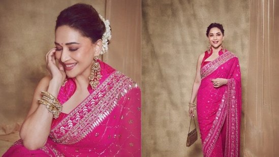 Madhuri Dixit’s mirrorwork saree proves this timeless craft is the biggest festive trend of 2026 Madhuri Dixit’s mirrorwork saree proves this timeless craft is the biggest festive trend of 2026